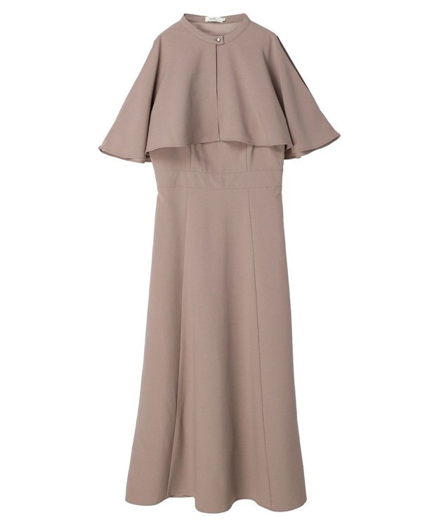 earth music&ecology ＳＥＴ２点ケープ＋キャミワンピース Black