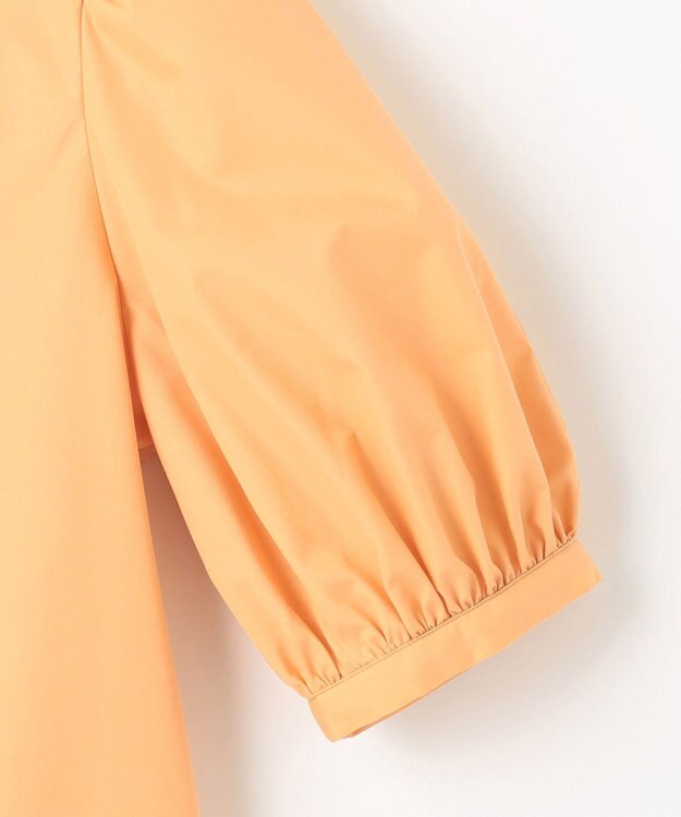 Feroux フリルディテール パフスリーブ ブラウス イエロー系