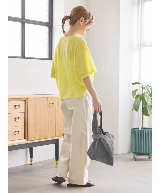 AMERICAN HOLIC シアーＢＩＧＴＥＥ Light Yellow