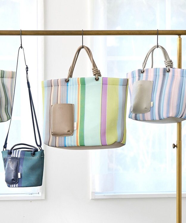 ROOTOTE 1085【手洗い可能】SC.ベビールー.ストライプ.ウエッファ-B 02：グリーン