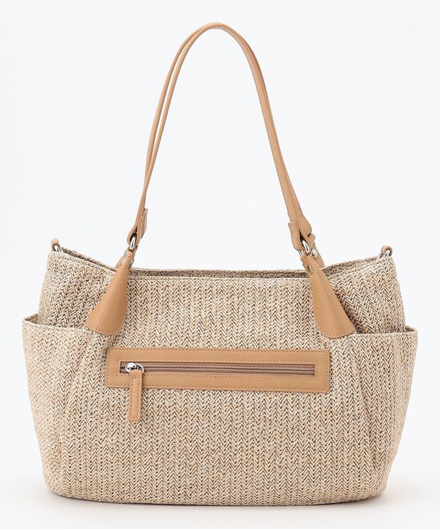 LA BAGAGERIE つまみハンドル　サマー2wayトートバッグ ベージュ