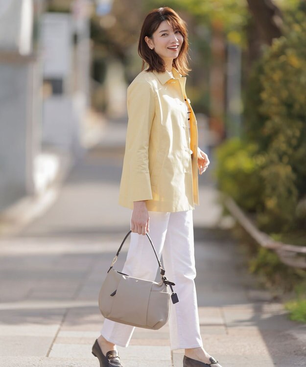 J.PRESS LADIES 【新色登場！・WEB限定カラーあり・2way】ナイロン ショルダー バッグ ベージュ系1