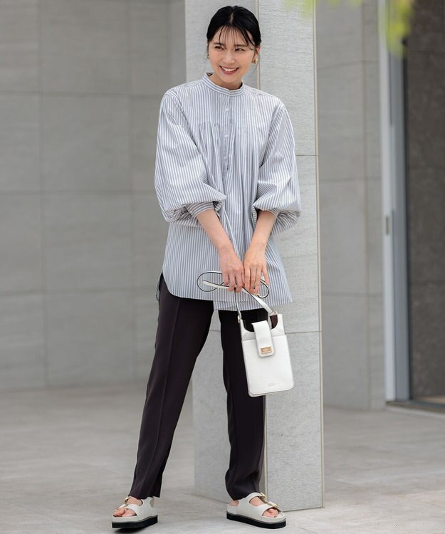 23区 バックル デザイン サンダル アイボリー系