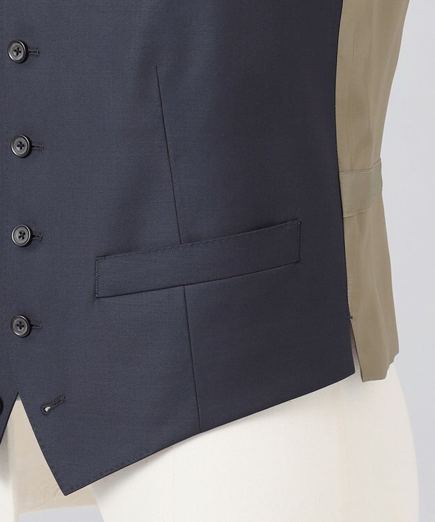 GOTAIRIKU 【DORMEUIL】MILLENNIAL 3ピーススーツ ネイビー系