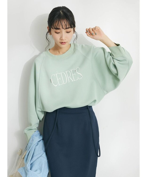 CRAFT STANDARD BOUTIQUE 軽量ボンディングパールロゴプルオーバー Mint