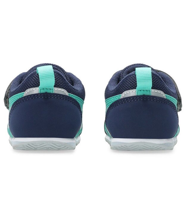 ASICS WALKING アイダホ BABY 5 ネイビーブルー×グリーン