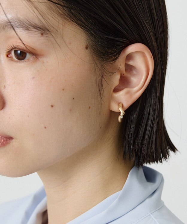 AMERICAN HOLIC ワンタッチイヤリング Gold