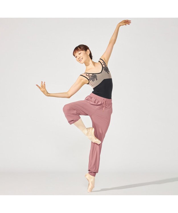 Chacott ウォームアップパンツ アンティックローズ