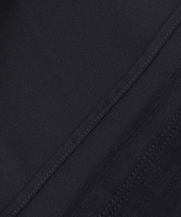 J.PRESS LADIES L ストレッチジョーゼット カットソー ネイビー系