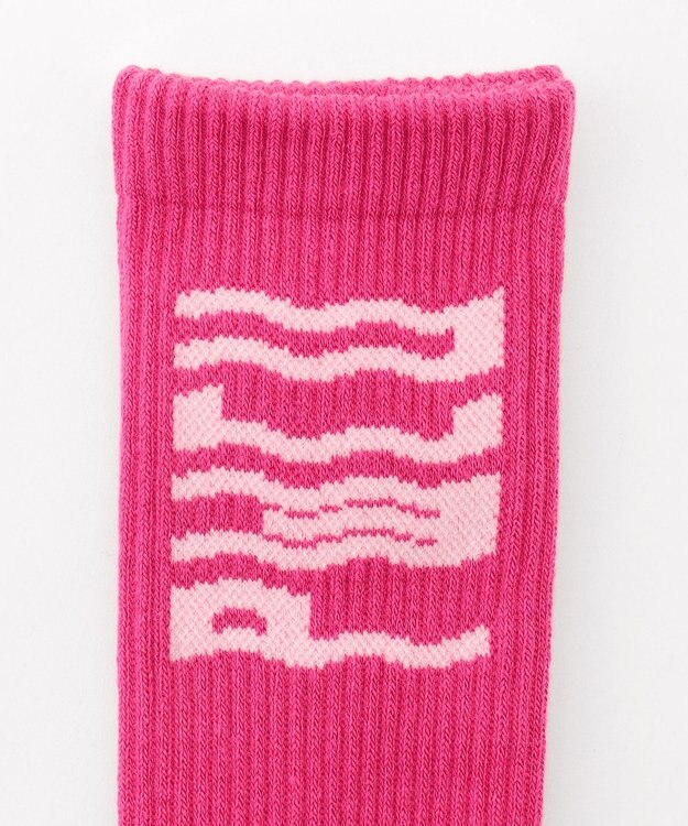 PW CIRCULUS 【WOMEN】WAVYロゴソックス ゴルフ レディース ピンク系