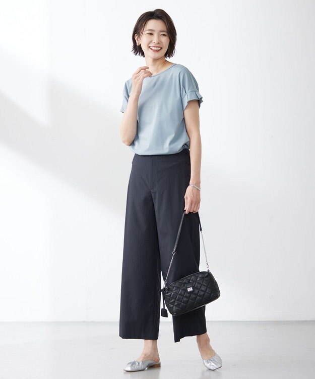 J.PRESS LADIES 【2way】キルティング ショルダー バッグ ブラック系