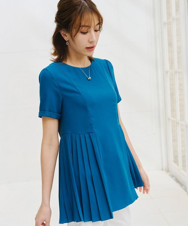 Tiaclasse ガラスサークルネックレス シルバー