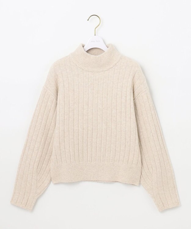 ANY SIS 【洗える】シャーベットカラー ニット アイボリー