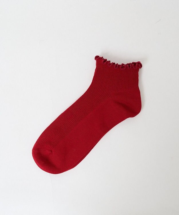 WEGO メローショートソックス レッド