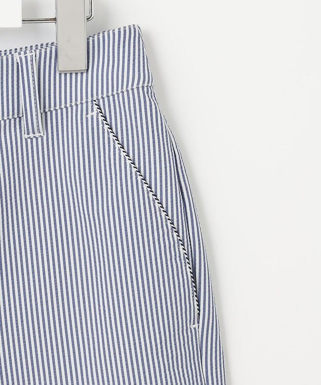 23区GOLF 【WOMEN】ストライプ柄 ショートパンツ ブルー系2