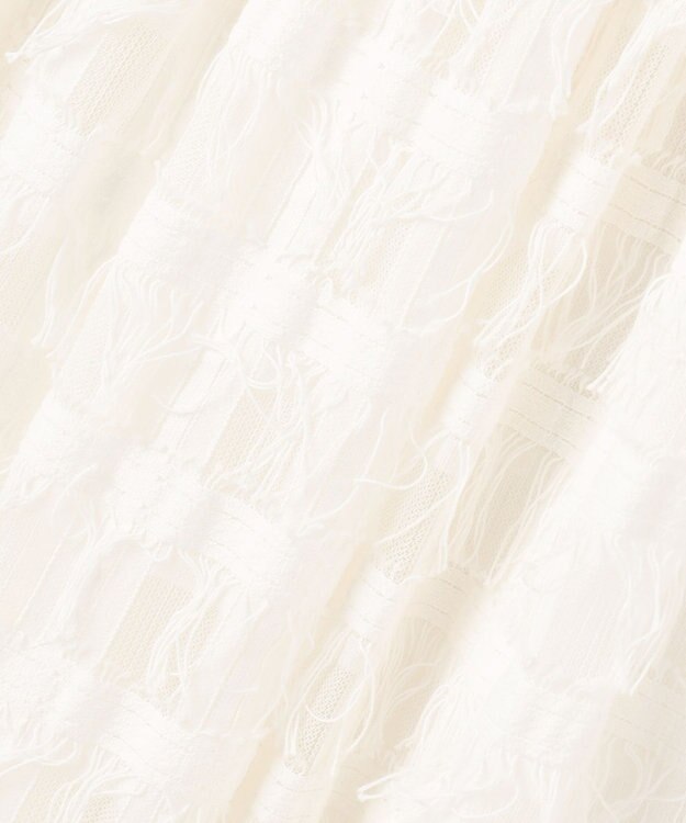 uncrave フリンジレース ティアードスカート オフ