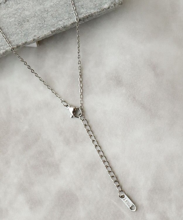 Tiaclasse ガラスサークルネックレス シルバー