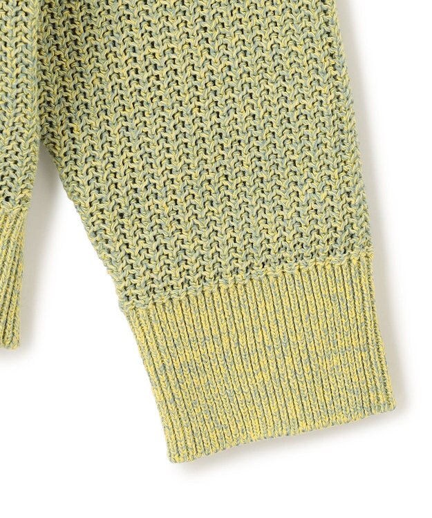 UNFILO MENS メッシュ ニットポロ [24年春夏商品] イエロー