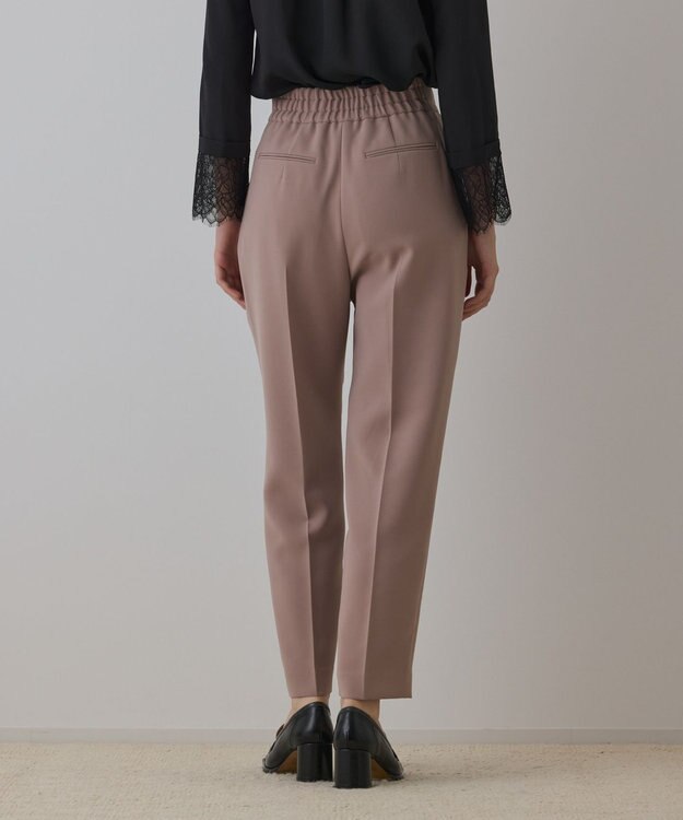 GRACE CONTINENTAL ハイウエストテーパードパンツ ピンク