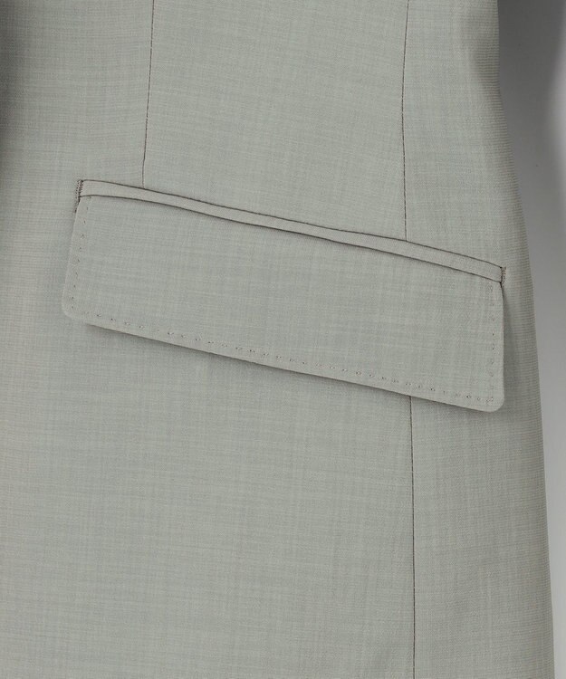 ICB 【洗える】 SummerSuit テーラードジャケット ライトグリーン系