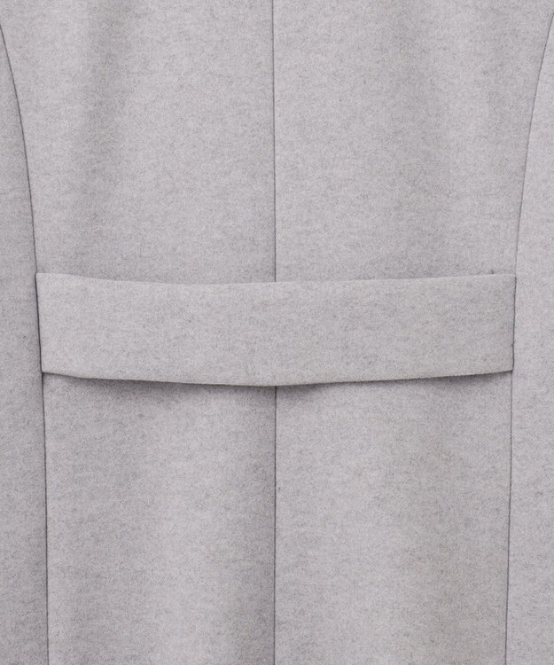 ANY SIS ウールライクノーブルチェスター コート ライトグレー