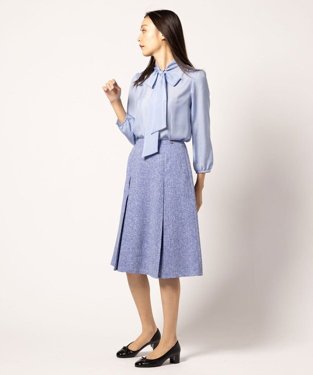 TOCCA 【洗える】MIST TWEED スカート ブルー系5