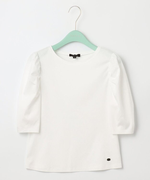 TOCCA 【洗える！】SOLEIL ボリューム袖トップス アイボリー系