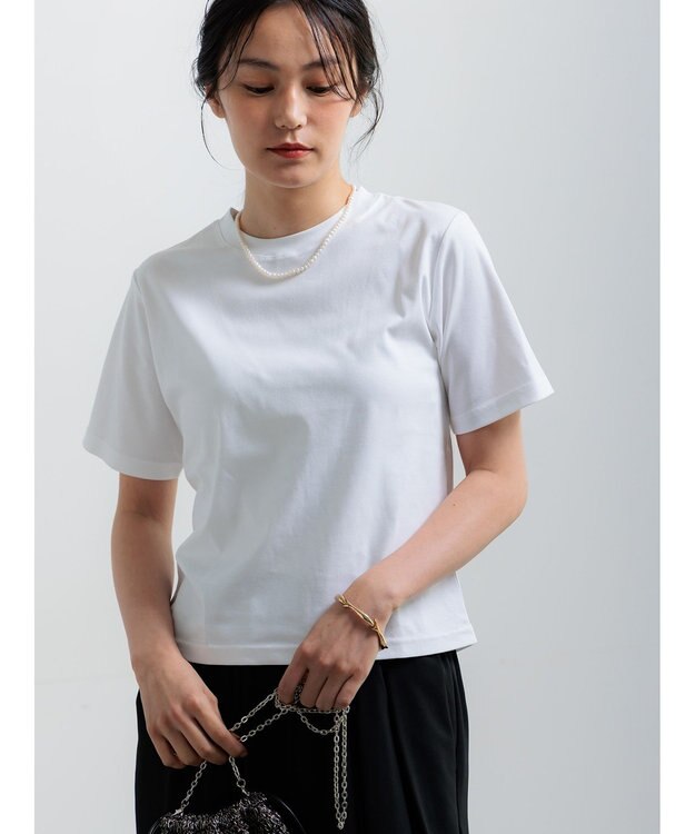 Te chichi 【遮熱/調温】コンパクトTシャツ オフホワイト