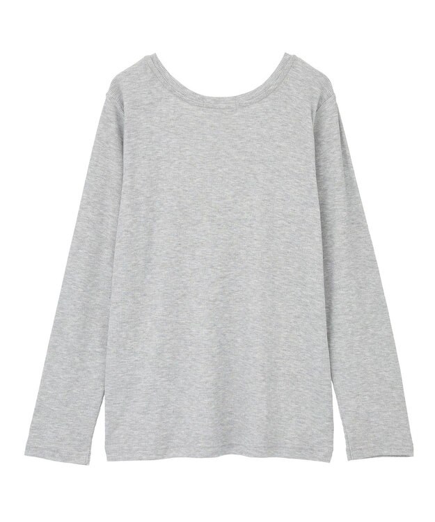 AMERICAN HOLIC シアーリブプルオーバー Gray Mixture