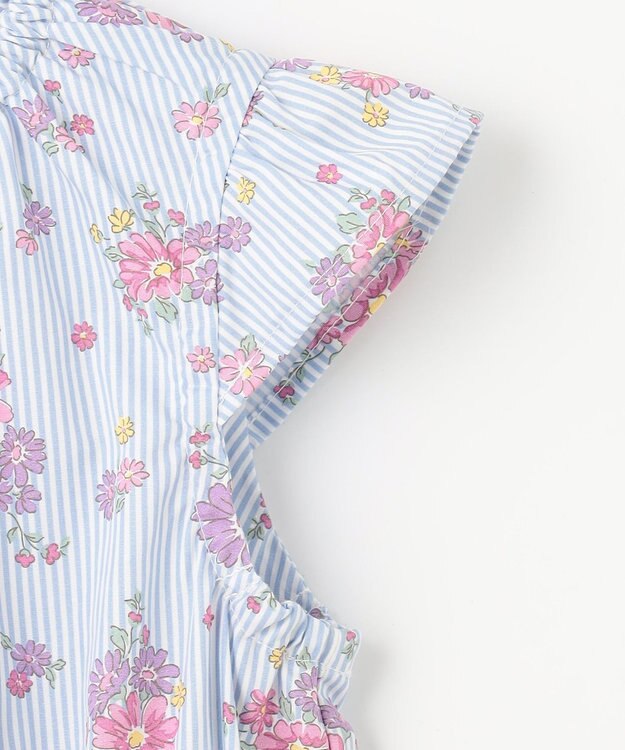 ANY KIDS 【WEB限定柄有】総柄 サマー ワンピース ストライプ花柄