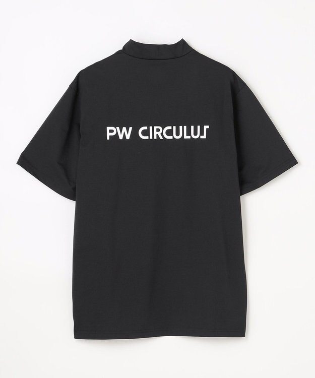 PW CIRCULUS 【MEN】9モチーフモックネック ゴルフ ブラック系
