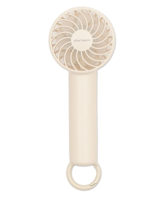 WEGO 【冷却/携帯扇風機/熱中症対策】カラビナ付ハンディファン オフホワイト