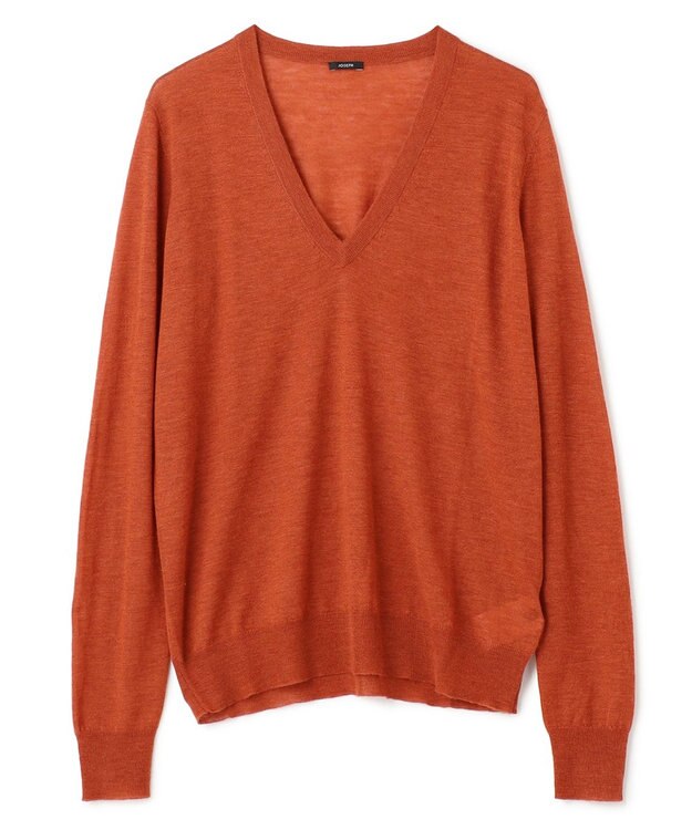 JOSEPH キャッシュエアー　Vネックニット Cinnamon