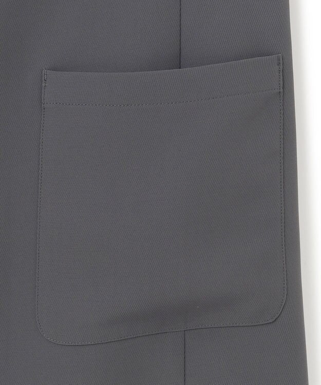 J.PRESS YORK STREET 【WOMEN】ジャージライクツイル シングルジャケット グレー系