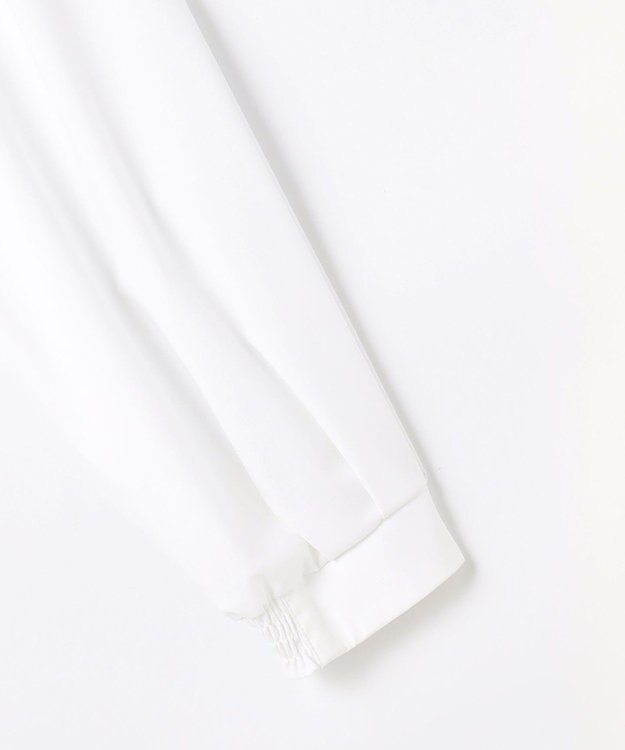 組曲 【KUMIKYOKU NAVY】コットンタッチシャーティングラッフルフレア ブラウス ホワイト系