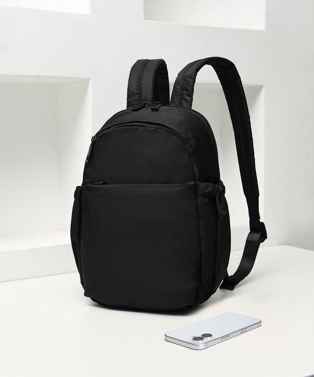 style code 【RICKERS/リッカーズ】ミニリュック レディース きれいめ 軽量 ナイロン 小さめ リュックサック おしゃれ ブラック 黒 大人 b5 収納 ブラック