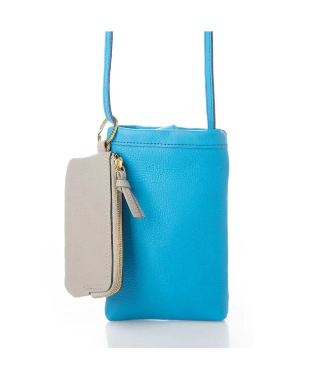 UNBILLION perche フラグメントケース付きモバイルショルダー ブルー