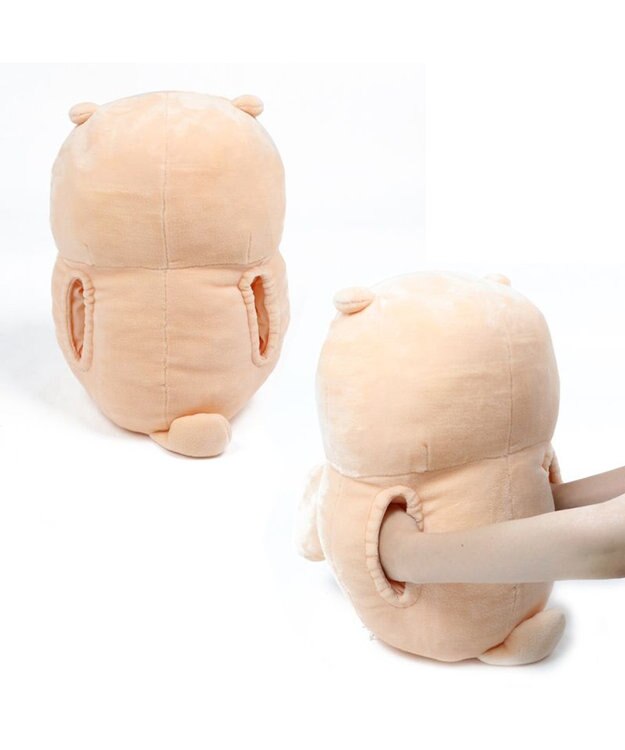 Mother garden しろたん らっこいぬ パペぐるみ 44cm 両手用 パペット ベージュ