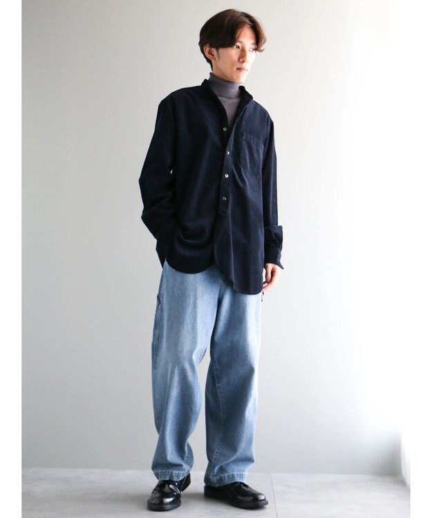 CRAFT STANDARD BOUTIQUE タートルネックニットプルオーバー Charcoal Gray