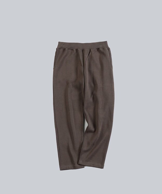 WHITE MAILS 【UNISEX】COTTON PAPER DOUBLE FACE イージーパンツ カーキ