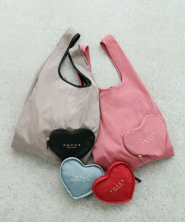 TOCCA 【八木アリサさん着用】【WEB＆一部店舗限定・A4サイズ対応】AVEC CUORE ECOBAG エコバッグ ブラウン系