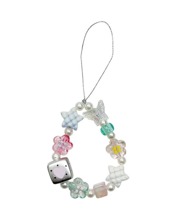 WEGO ちびビーズストラップキーホルダーA 柄6
