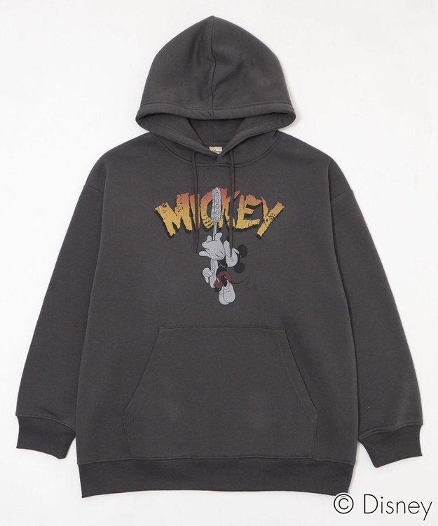 WEGO 【ユニセックス着用ITEM/25年秋冬新作】DISNEYグラフィックプルオーバー スミクロ