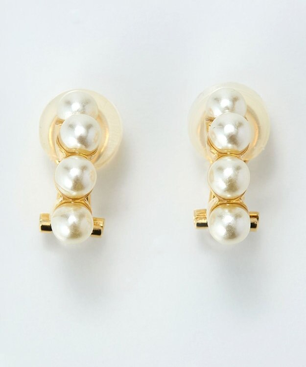 Phoebe 【痛くないシリーズ】ノーブルパールエアリーイヤリング　ゴールド ゴールド