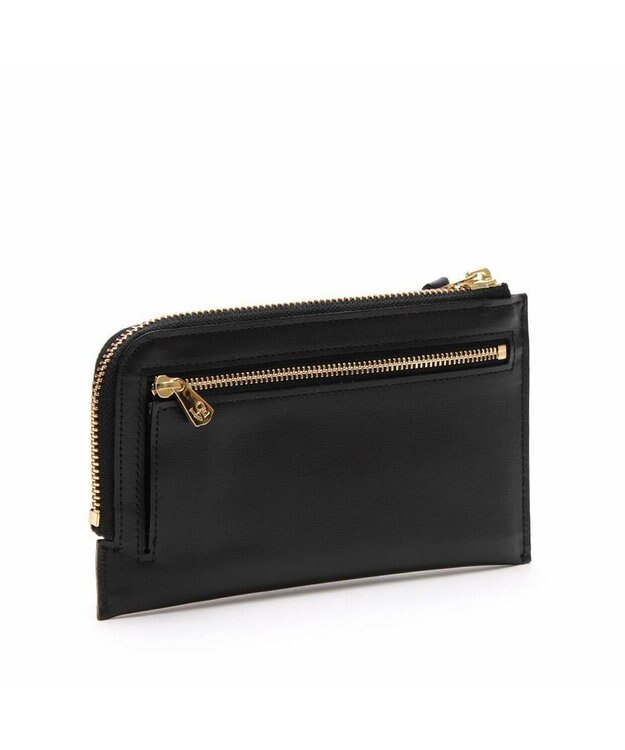 A.D.M.J. 【牛革】セブンティリリィ/オーガナイザーパース ブラック