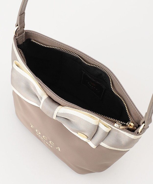 TOCCA BICOLOR RIBBON POCHETTE ポシェット ベージュ系