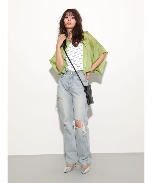 Green Parks ＥＧＯＩＳＴ　ロゴタンクトップ Off White