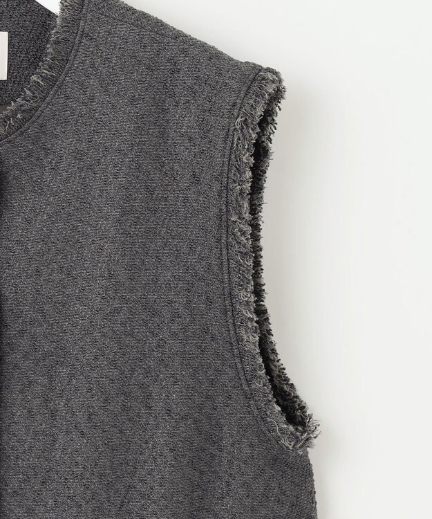 自由区 【カタログ掲載】ブライトリングツイード ジレ スレート