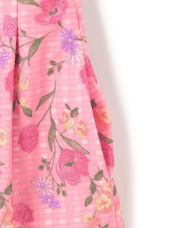 TOCCA 【洗える・消臭】TULIP EMBROIDERY ドレス ピンク系