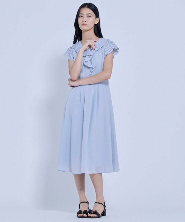 TOCCA 【00サイズあり】MILLEFEUILLE PARASOL ドレス サックスブルー系
